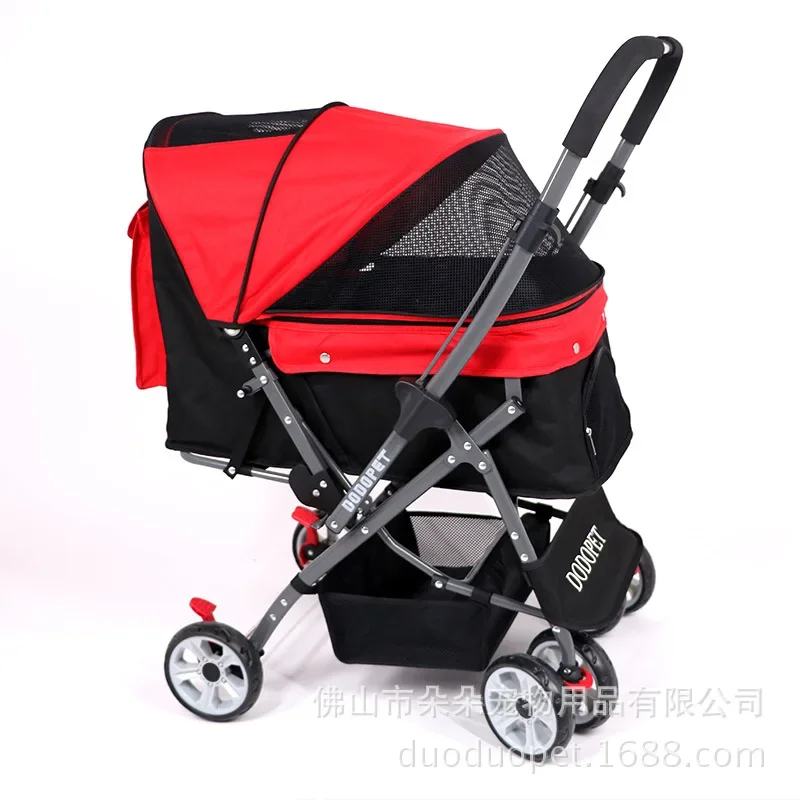 Pet Dog Dog Trolley Reversable Cat Out Trolley Quick Installation Foldable