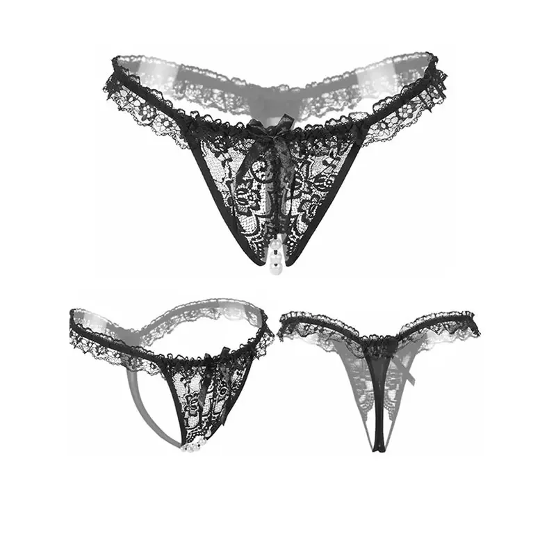 سراويل داخلية مثيرة من الدانتيل لكوسبلاي ، لؤلؤ مغري ، تدليك ، ثونغ مفتوح ، شفاف ، إحساس أنثوي ، لوليتا ، مفردة