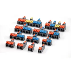 1/5PCS Wire Connector Electrical Cable Led Connectors Mini Terminals Blocks Quick Wiring Push-in Docking Butt Electrician Tools