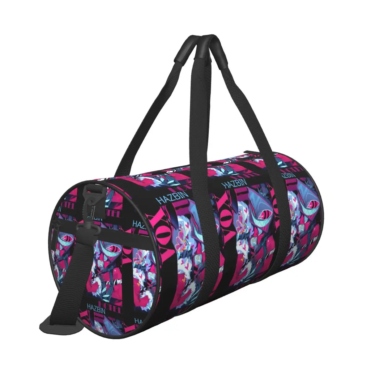 Hazbins Hotels Vox A Dark Comedy Sport Bags Large Gym Bag Weekend Men Custom Handbag Swimming Colorful Fitness Bag