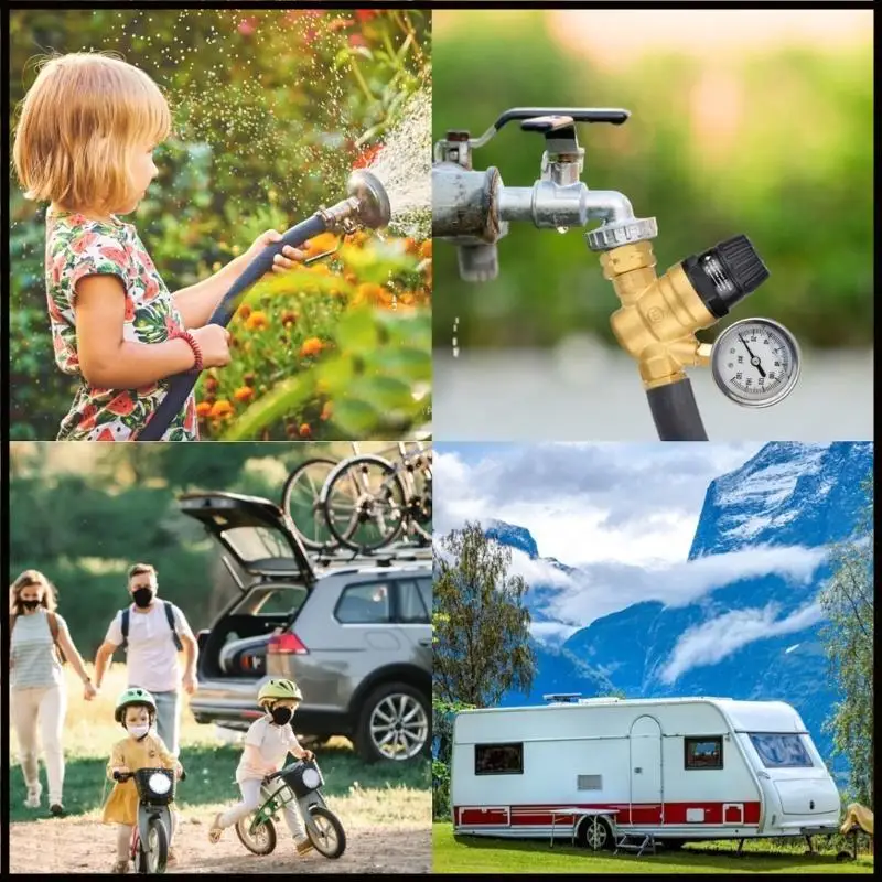 

Handle Adjustable Water Pressure Reducer Water Pressure Regulator