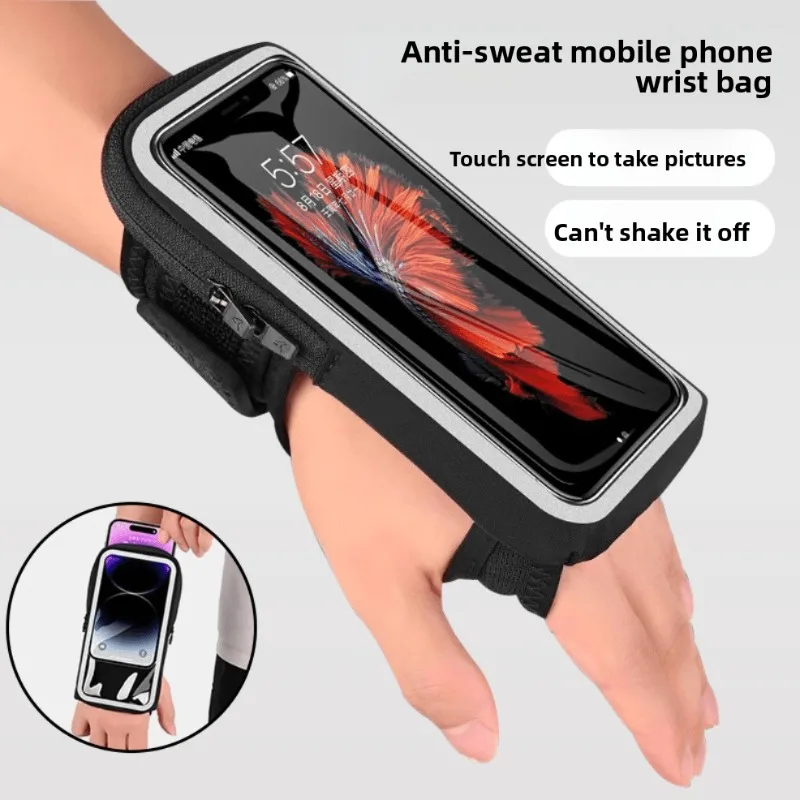 

Unisex Sports Running Wrist Bag Outdoor Gear 7 Inch Phone Compatible Arm Bag
