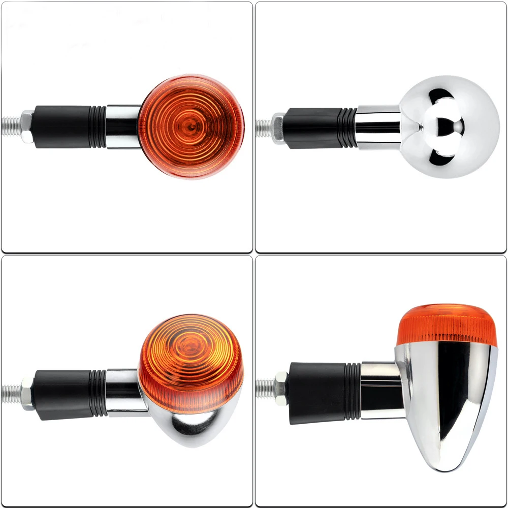 M10 دراجة نارية بدوره مصباح إشارة 12 فولت الجانب اتجاه مؤشر مصباح لهوندا سكوتر كروزر مقهى المتسابق الرجعية بدوره أضواء الإشارة