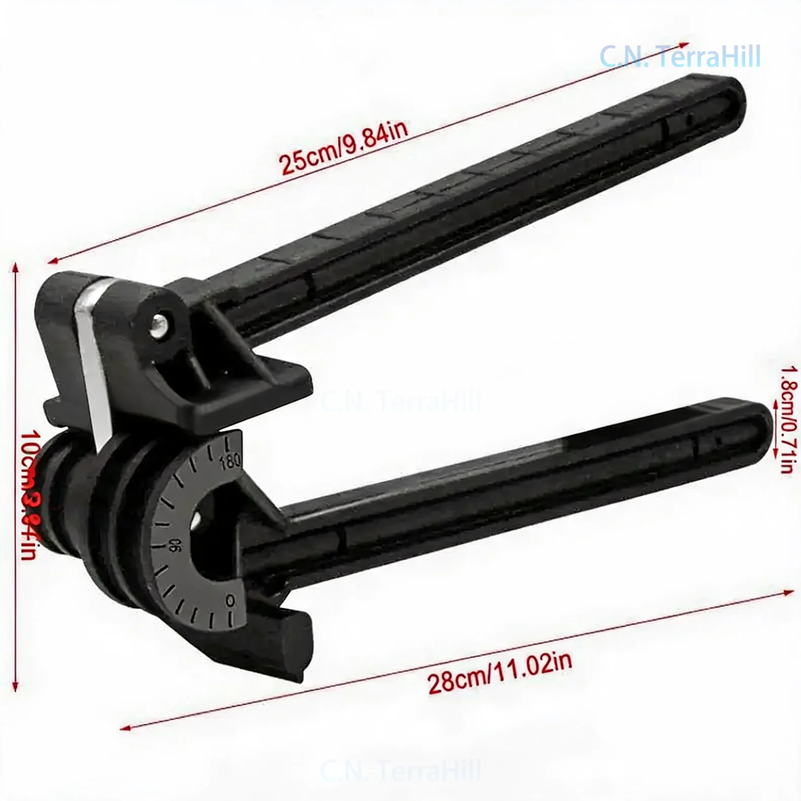 4-in-1 Tube Bender CT-369FHA Manual Copper Aluminum Pipe Bending Tool Four Groove for HVAC Air Conditioning Repair