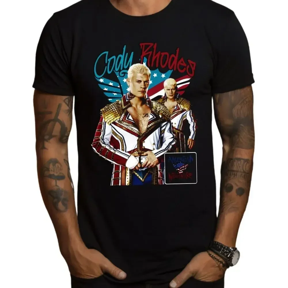 Cody Rhodes Wrestling T-Shirt Black  WWE