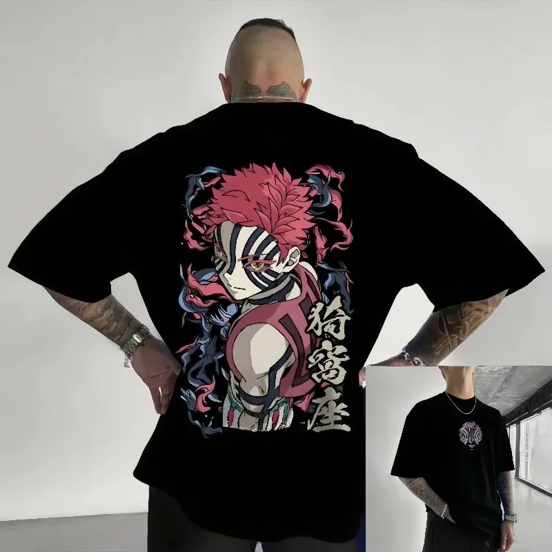 

Ghostblade Anime Komatsu Surrounding T-shirt for Summer 2026 Street Loose Casual Large Children's Parent Child Clothing Top