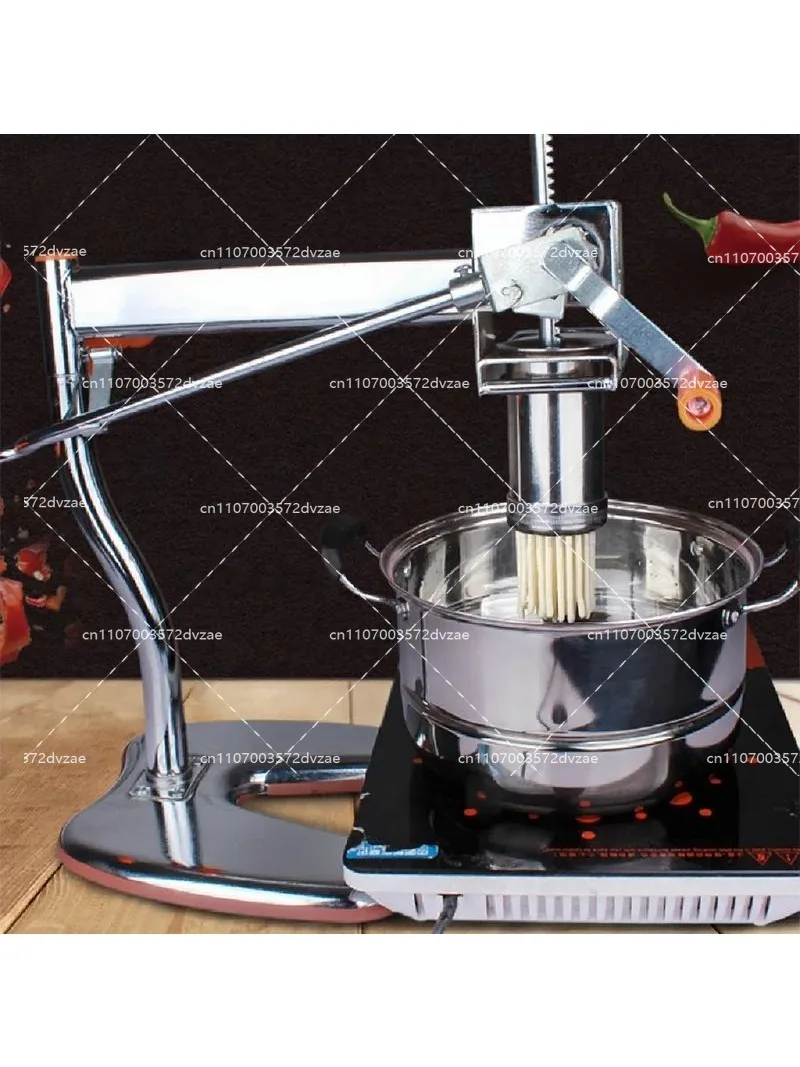 

Stainless Steel Manual Noodle Press Machine Portable Two-Axis Pasta Maker for 10 Types of Fresh Pasta