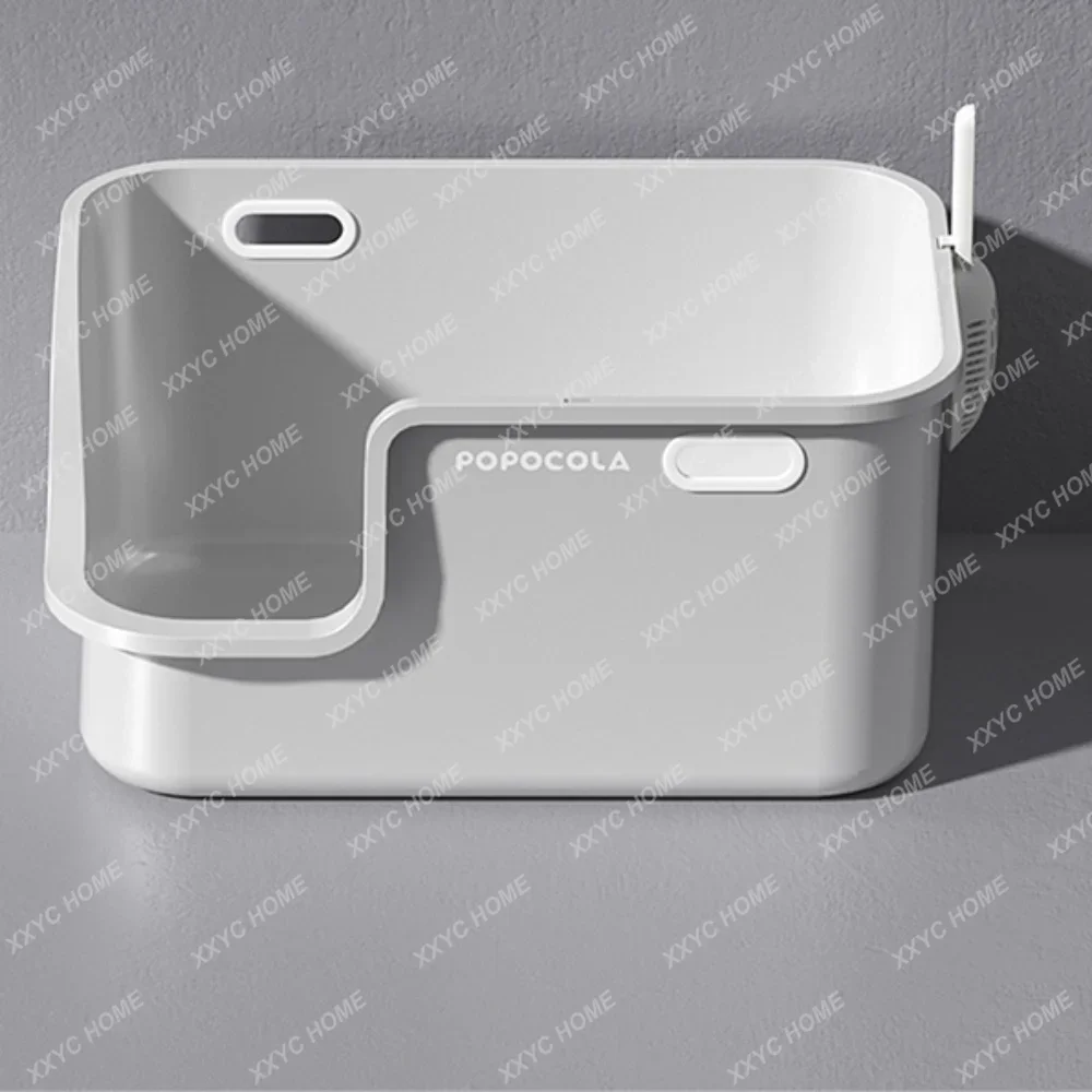 

Litter Box Short-Legged Cat Oversized Full Open Huge Extra Large Splash-Proof Short-Legged Cat Toilet Elderly Cat