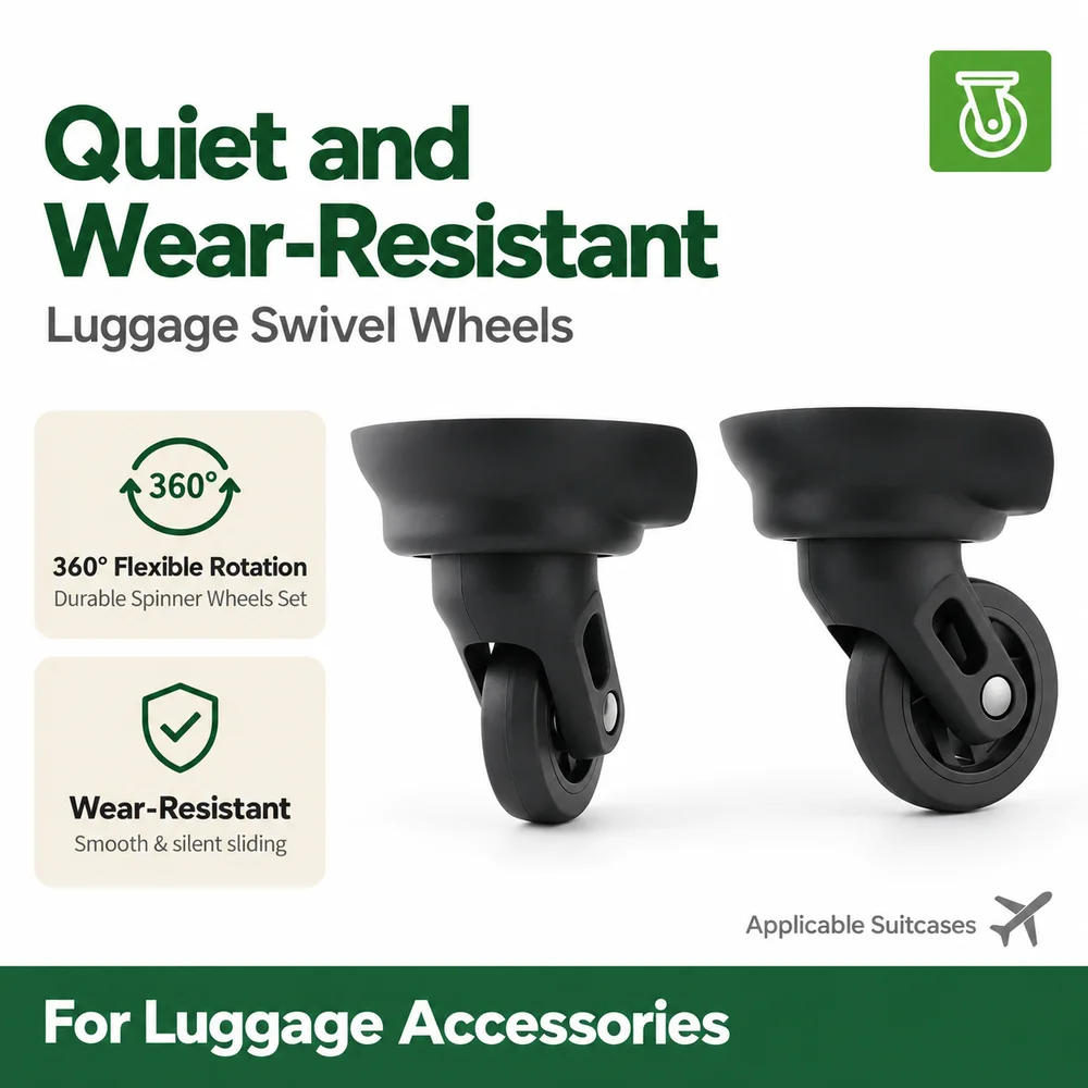 For AHS Luggage Wheel Roller Wheel JL-080 Travel Case Lock Suitcase Wheel Replacement Wheel 011 Caster