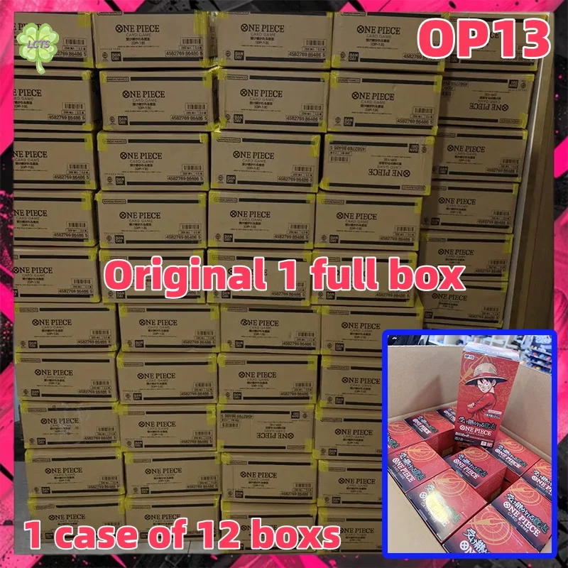 

IN STOCK 2025 BANDAI Original 12pcs One Piece OPCG TCG Game Card Japanese Sealed OP13 Carrying on His Will Card Toys Gifts