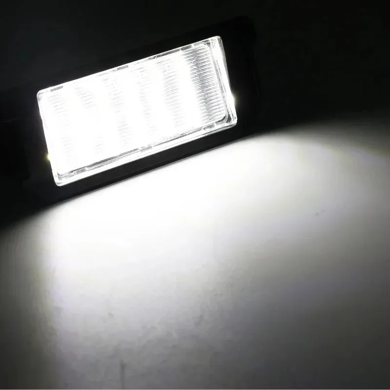 مجموعة واحدة من لوحة ترخيص LED باللون الأبيض لـ I20 Veloster Terracan HP XG30 كوبيه لكيا ريو تا سول التوصيل والتشغيل #5