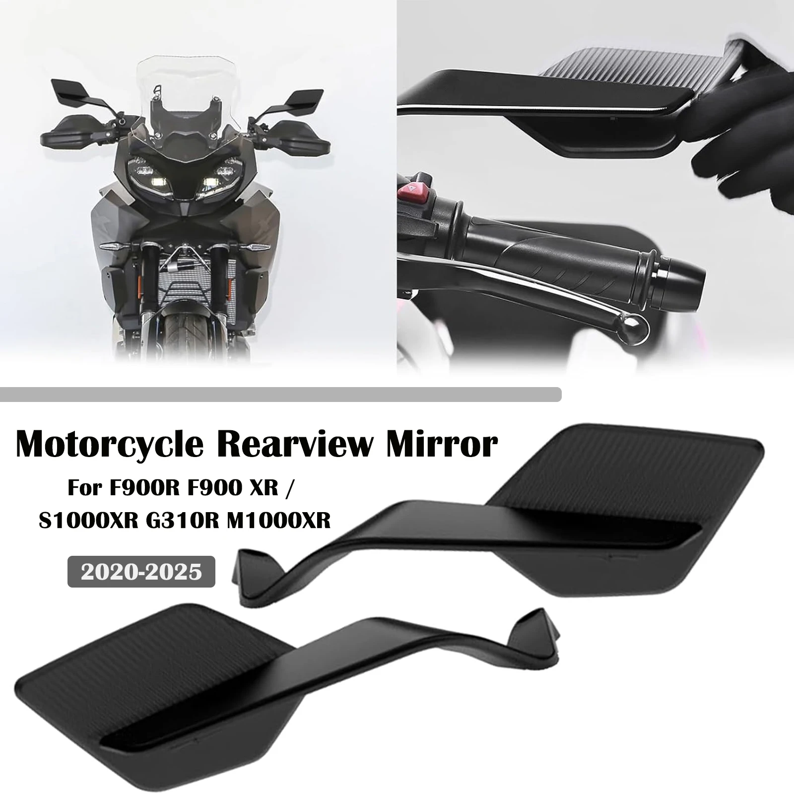 

Зеркало бокового вида для мотоцикла, комплекты зеркал заднего вида, регулируемое вращение для F900R F900 XR S1000XR G310R M1000XR 2020-2025