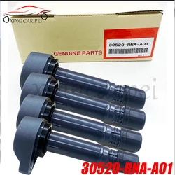 New 4pcs 30520-RNA-A01 099700-101 Ignition Coil For Honda Civic 2006-2011 1.8L UF582 C1580 UF-582 30520 RNA A01 30520RNAA01