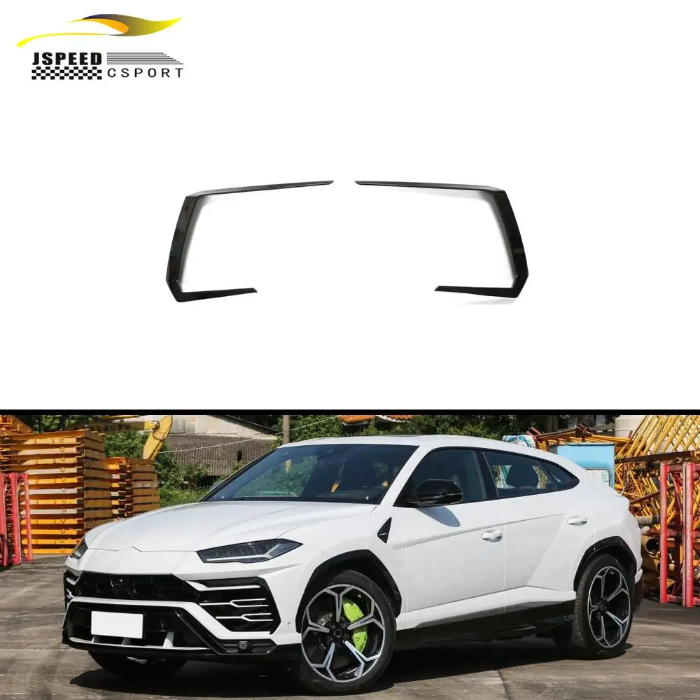 

Подходит для Lamborghini URUS Sport Utility, 4-дверный автомобиль 2018-2021, отделка вентиляционного отверстия переднего бампера из углеродного волокна