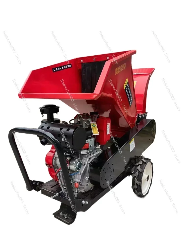 Crushing Garden Tree Straw Wood Crusher Diesel Steam Electric Orchard Branch Crusher