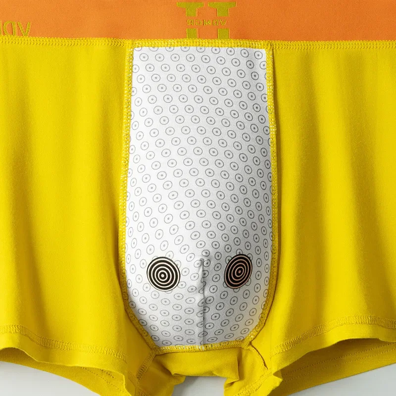 الفاخرة مشروط المغناطيسي ملابس داخلية للرجال تنفس الرطوبة فتل كبيرة الحجم سراويل داخلية للرجال هدية صندوق الصيف شقة القدم السراويل