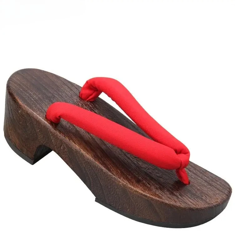 1 par de sandalias Kamado Tanjirou Nezuko Hashibira Inosuke Geta Tomioka Giyuu zuecos Agatsuma Zenitsu chanclas zapatos de Cosplay de Anime