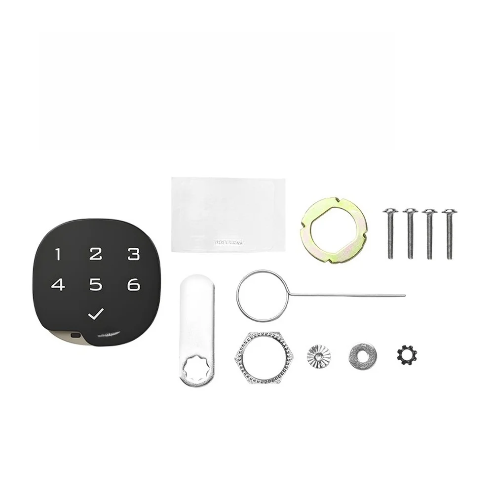 Zinc Alloy Electronic Combination Lock with Fake Password Feature for Secure Keyless Entry and Anti-Peep Protection