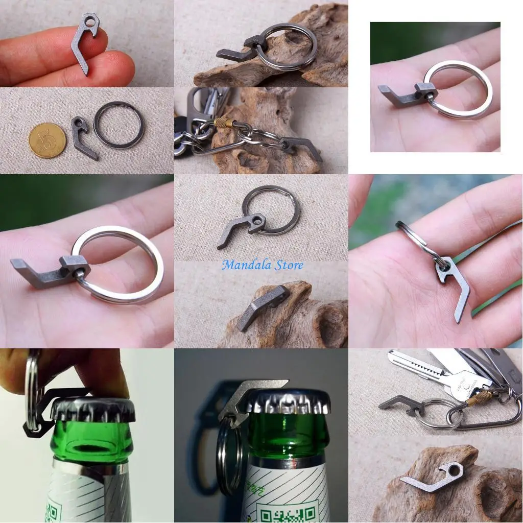 

U2JC Multitool for Key Chains for Men Beer Opener Bottle Opener Slot Screwdriver