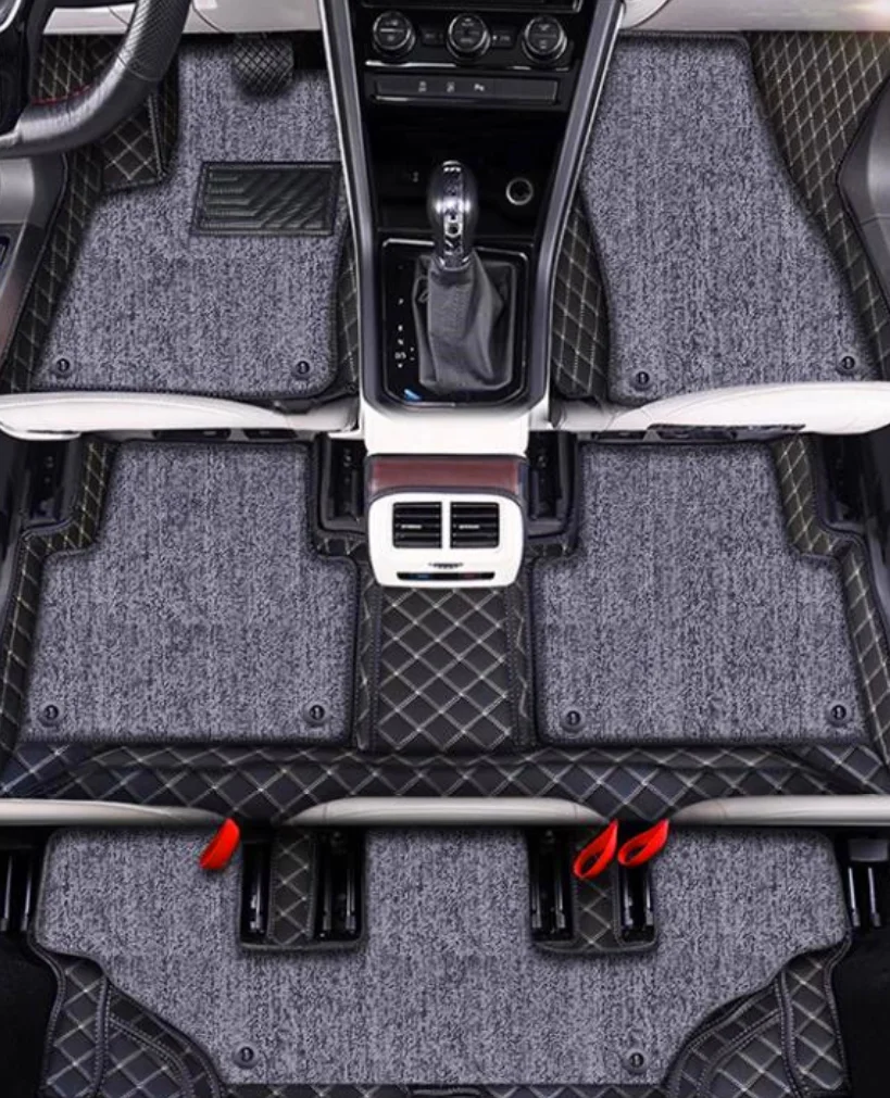 Custom special car floor mats for Lexus LX 500d 7 seats 2025-2022 Good quality double layers carpets for LX500d 2024