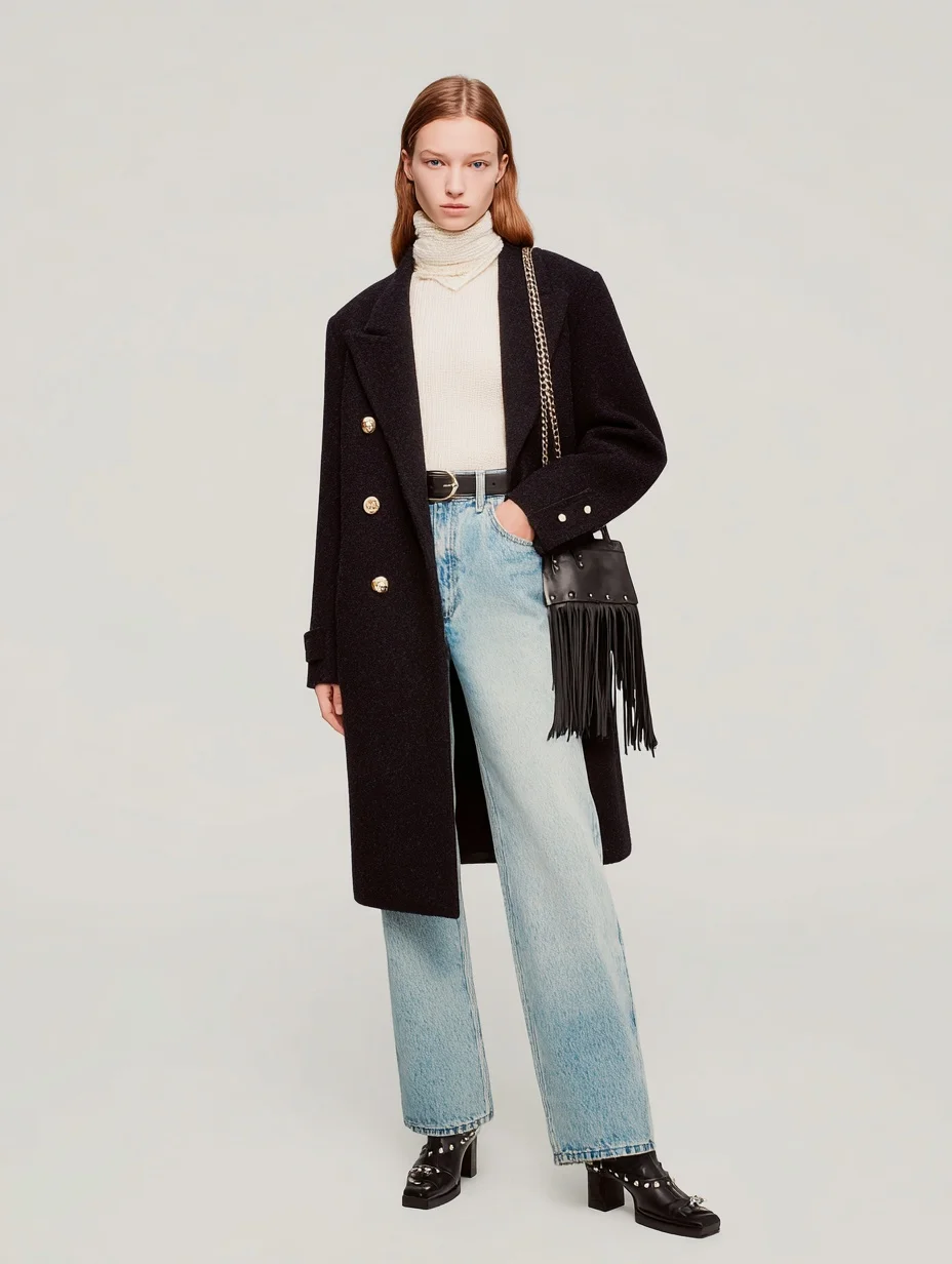 

Mia Muse Women's Winter Jackets Autumn Winter Fashion Daily 2025 Elegant Structured Plain Long Sleeve Lapel Office-Ready Coats