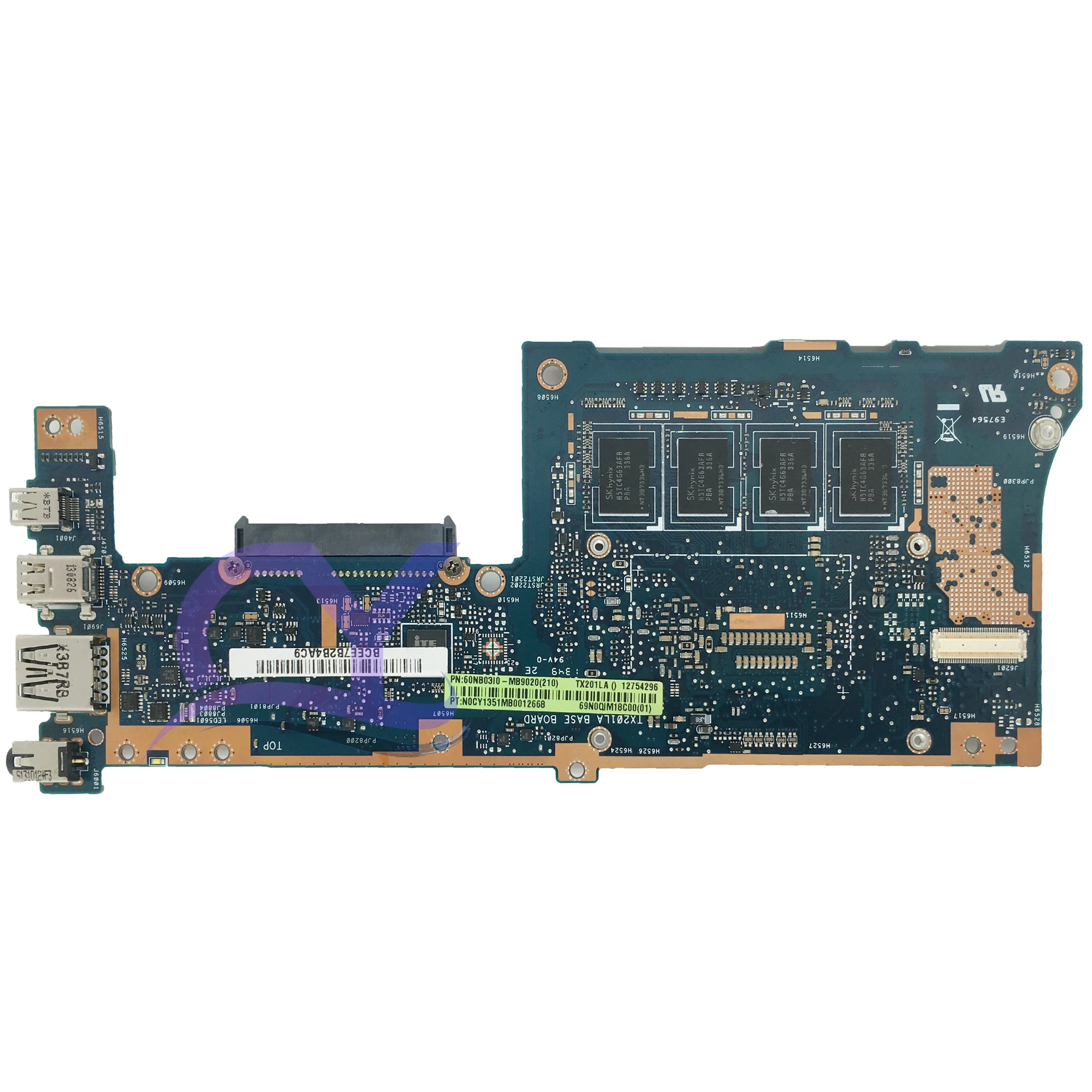 TX201LA Laptop Motherboard For ASUS Transformer Book Trio TX201L Notebook Mainboard With I3 I5-4th I7-4500U 4GB 100% Test Well