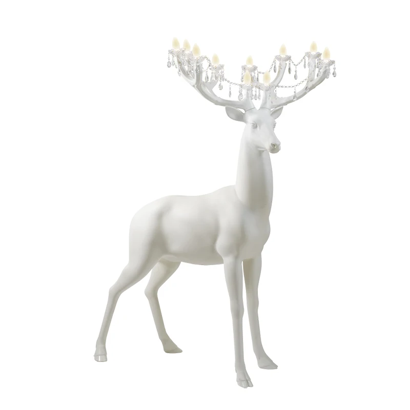 

HXL Christmas Sika Deer Floor Lamp Reindeer Sculpture Giraffe Animal Floor Lamp