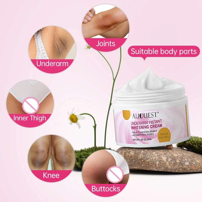 AUQUEST Collagen Underarm Whitening Cream Bikini Private Intimate Parts Body Lotion Dark Skin Whitening Body Care