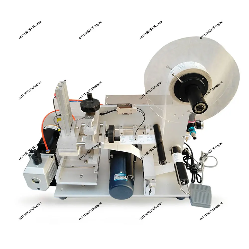 LT-60 Pneumatic Flat Labeling Machine 220V/110V 60W Drugs Bottle Labeling Machine Stick Mark Labeller