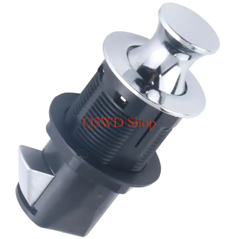 Q5WD Push to Open Lock Keyless Drawer Push Button Latches Knob Corrosion Resistant