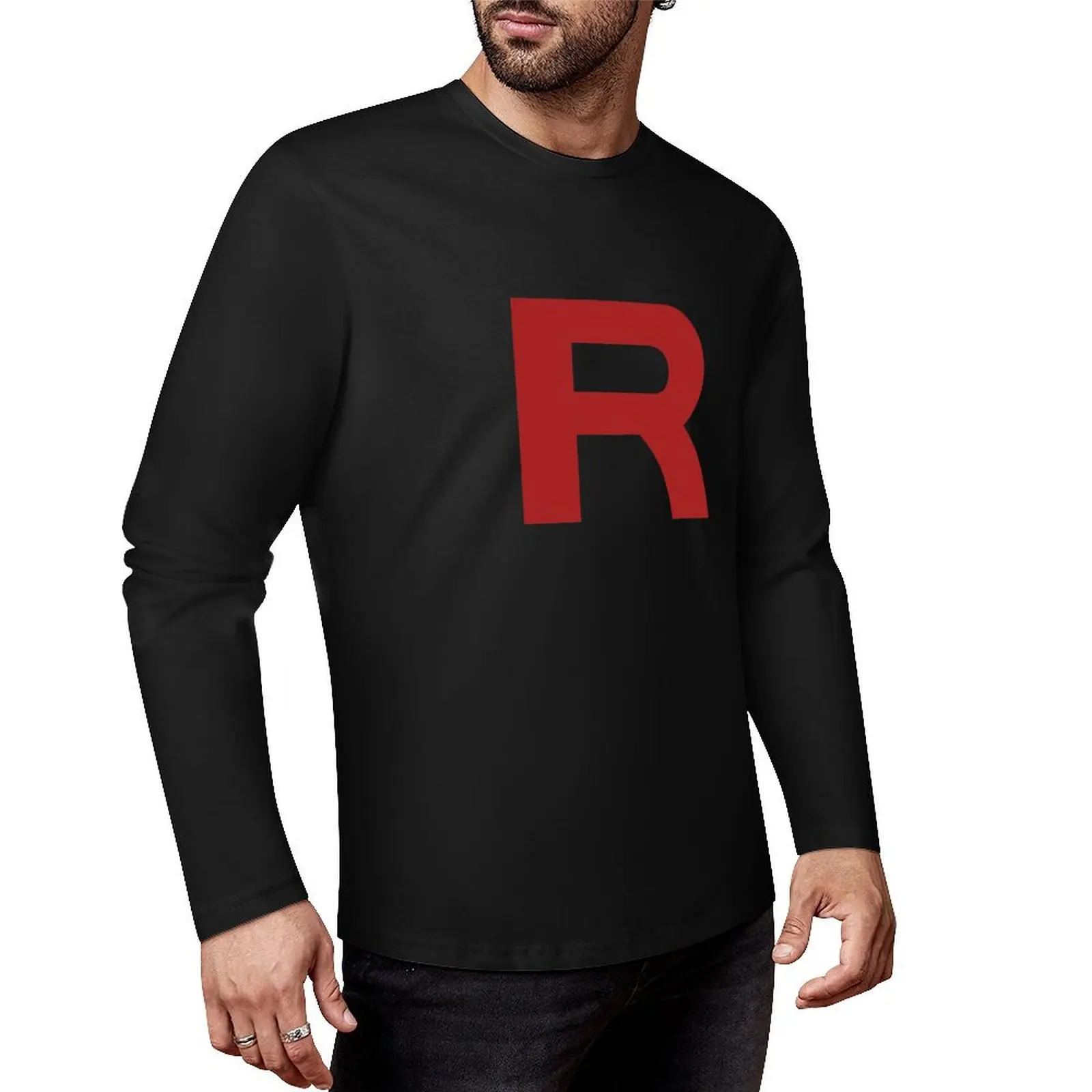 

Team Rocket Long T-Shirt Blouse aesthetic clothes T-shirt for a boy mens t shirts casual stylish