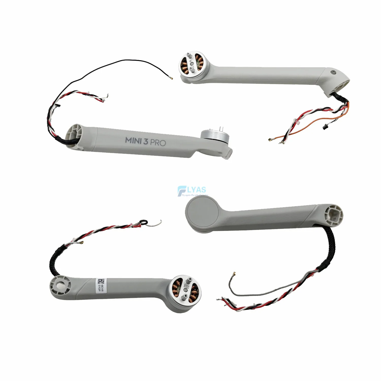 اختبار موتور الذراع ل DJI Mini 3 برو الجبهة/الخلفية اليسار/اليمين موتور الأسلحة حقيقية قطع الغيار الطائرة بدون طيار استبدال الساق في المخزون
