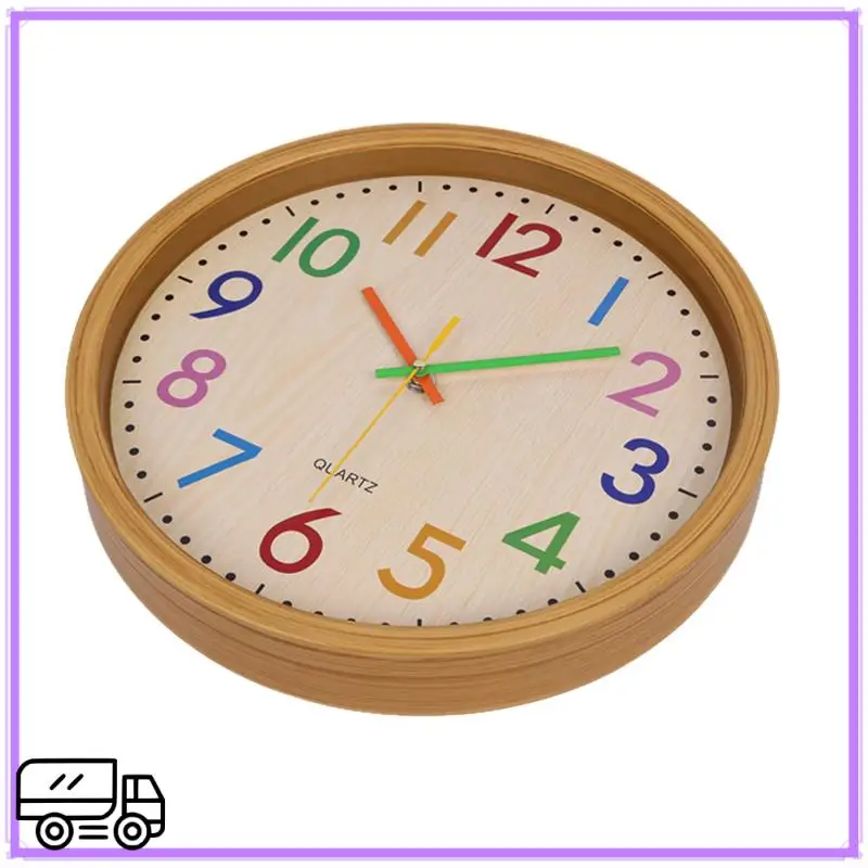 

High Quality 12INCH Silent Non-Ticking Quartz Kid Wall Clock Home Office Decorative Indoor