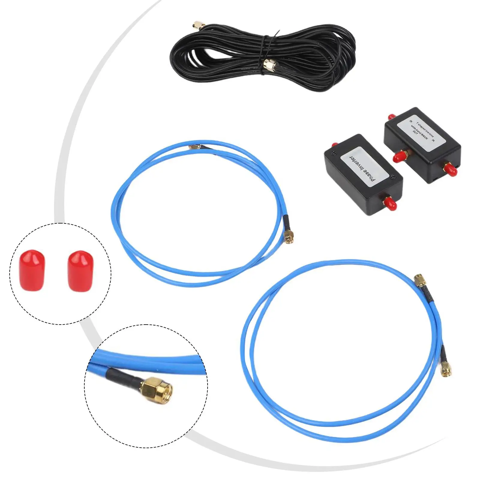 Broadband Balancer HF VHF Antenna Outdoor Activities High Reliability Performance For Portable Use Coaxial Cable Feeder