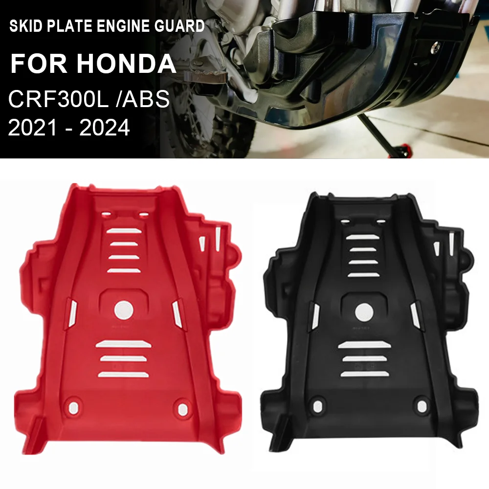 

CRF300L Skid Plate Engine Guard For HONDA CRF300 L CRF 300 L CRF 300L 2021-2024 Motorcycle Parts Under Engine Protection Cover