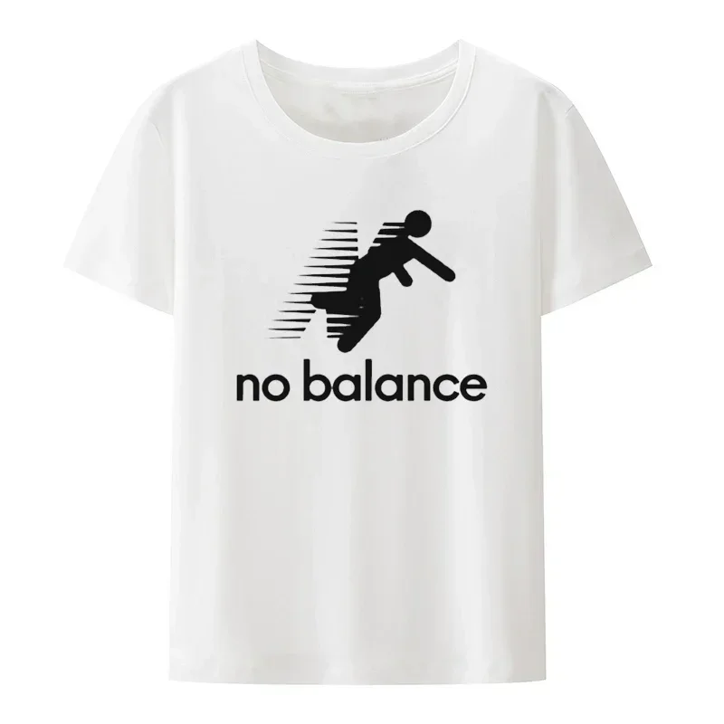 senza equilibrio novità confortevole Roupas Graphic Printed Clothes abbigliamento uomo magliette Magliette divertenti T-shirt