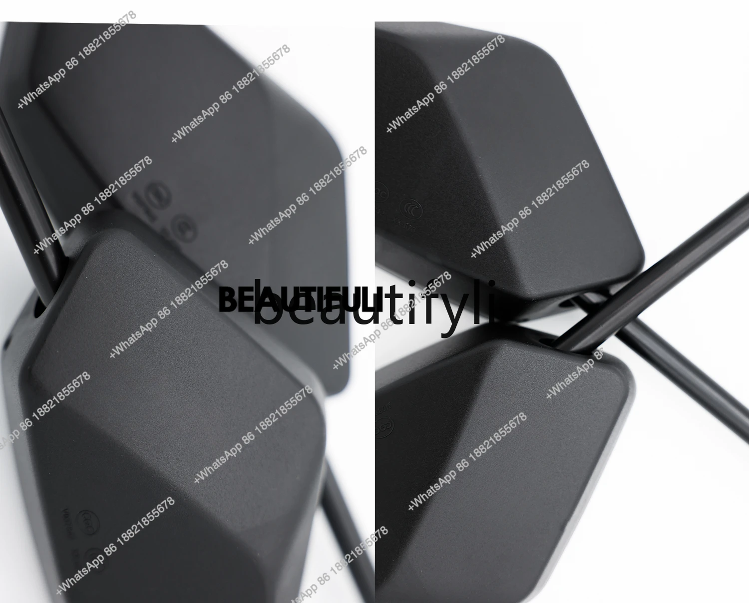 Electric vehicle genuine rearview mirror left positive wire right negative wire rearview mirror rearview mirror reflector