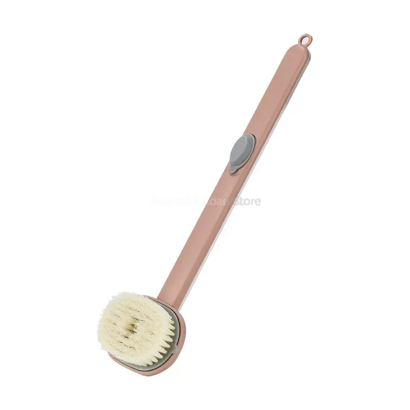 Detachable Bath Brush Long Handle Back Body Bath Shower Sponge Scrubber Brushes with Handle Massager Bathroom Brush