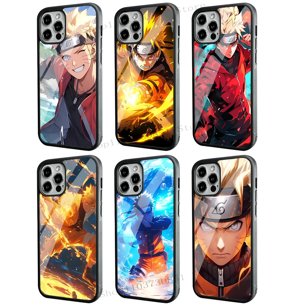 Uzumaki N-Naruto Phone Case Mobile Phone Cases For IPhone 15 14 13 Pro Max 11 12 Mini Alex Mirror TPU Shell