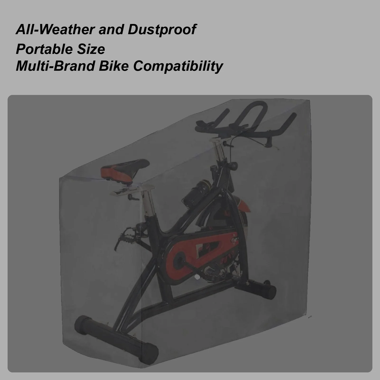 

Чехол для велосипеда, уличный брезент для велосипеда 420D, водонепроницаемый, пылезащитный, ветрозащитный, с регулируемыми ремнями для езды на горном велосипеде, шоссейном велосипеде