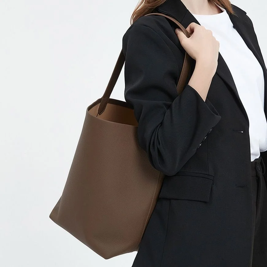 luxury-trendy-large-bucket-shoulder-bag-women's-leather-bag-simple-fashion-high-capacity-tote-bag-daily-use-soft-leather-bag