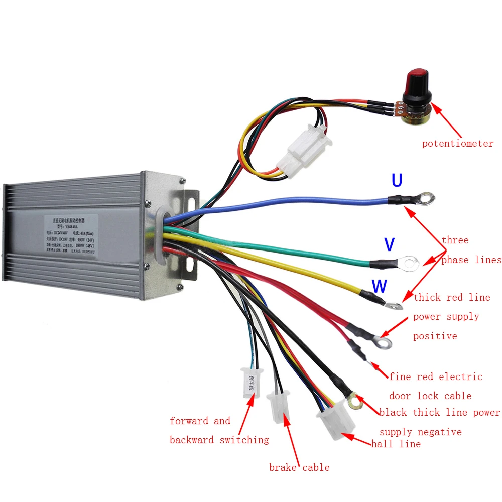 Imagem -05 - Sensor de Acionamento do Motor sem Escova de Alta Potência Controlador de Motor cc sem Sensores Motor sem Escova Trifásico com Hall 900w 1800w