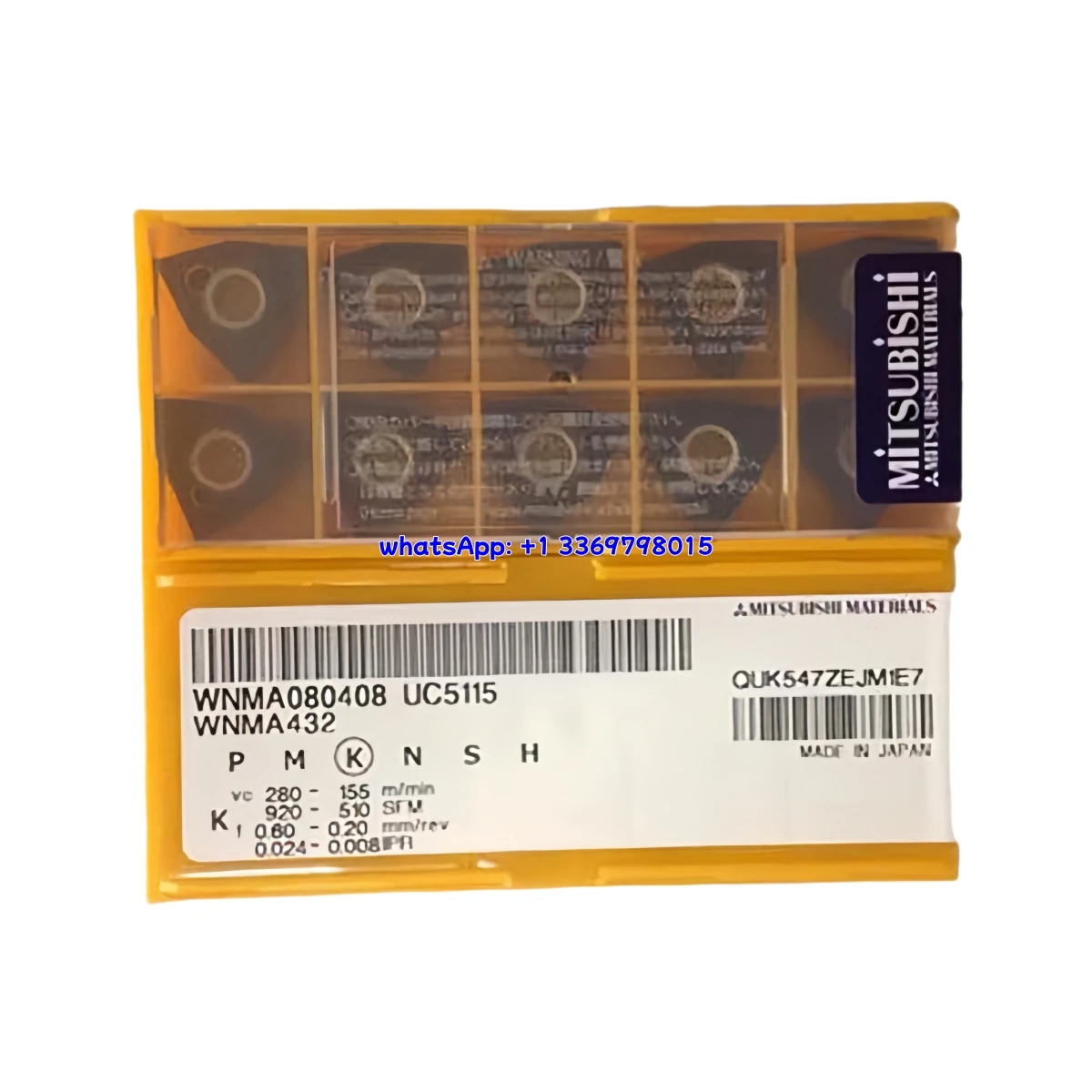 

100% Original WNMA WNMA080404/080408/080412 UC5115 Turning Insert