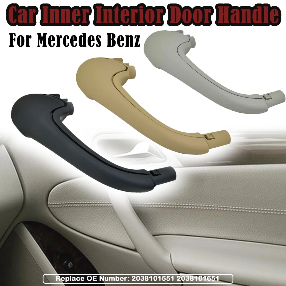 For Mercedes Benz C Class W203 2000-2007 New Inner Door Pull Handle Cover Interior 2038101551 2038101651 Car Accessories