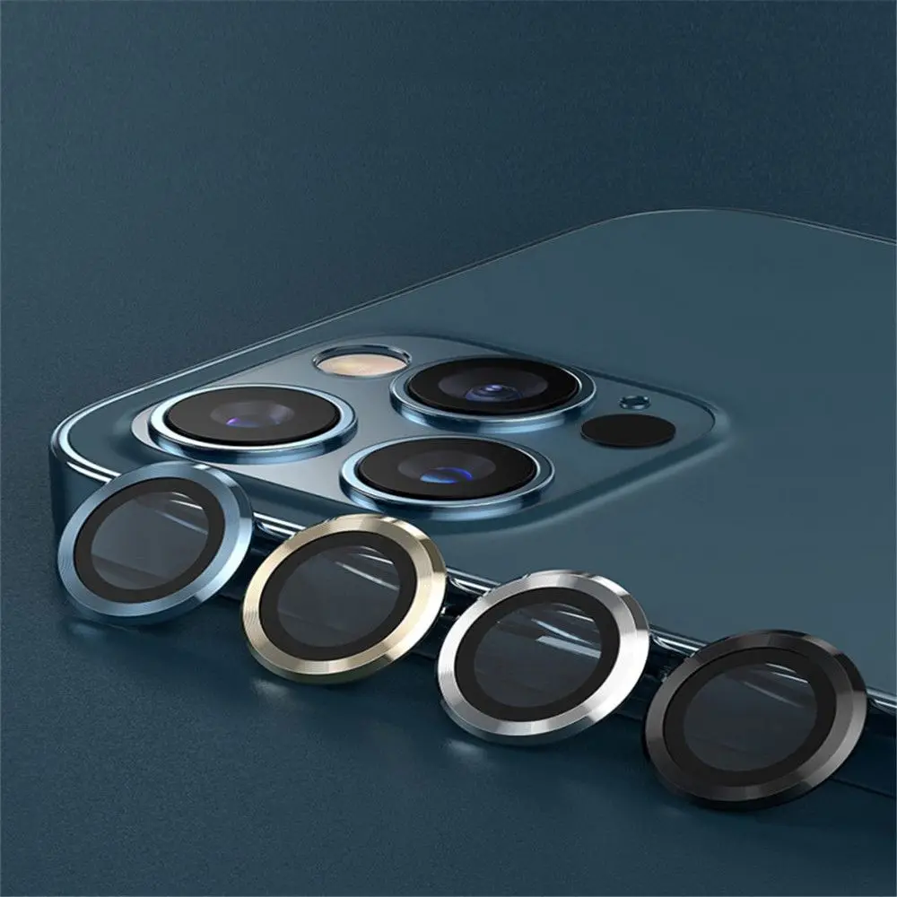 

Full Cover Protector Ring Lens Protector Cover Camera Metal Case For iPhone 11/11Pro/11Promax/12/12mini/12Pro/12Promax