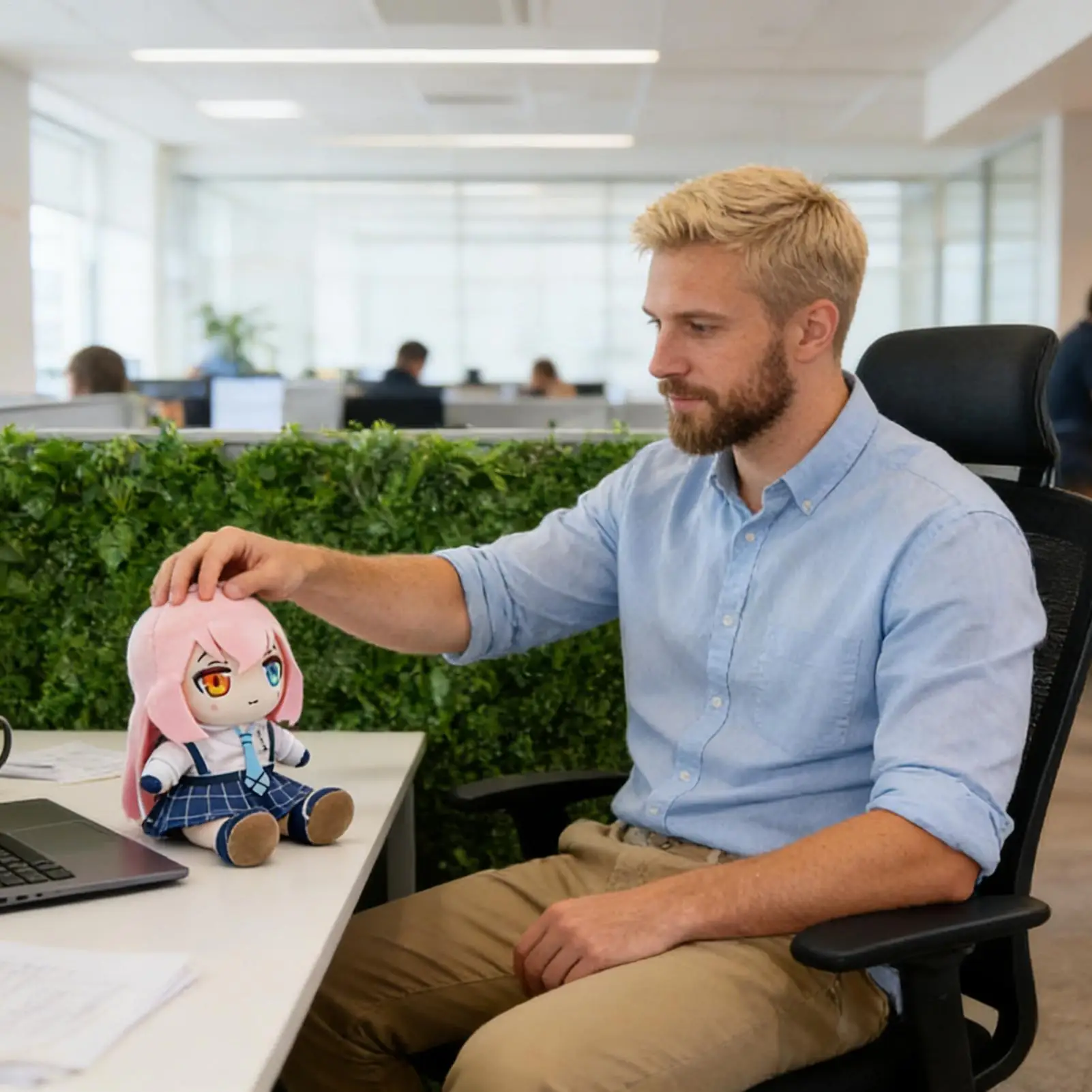 Brinquedos de Pelúcia 20cm, Figura de Boneco Colecionável, Personagem de Jogo Fofo, Pelúcia de Cartoon para Fãs, Decoração de Sofá para Crianças em Casa, Decoração de Férias