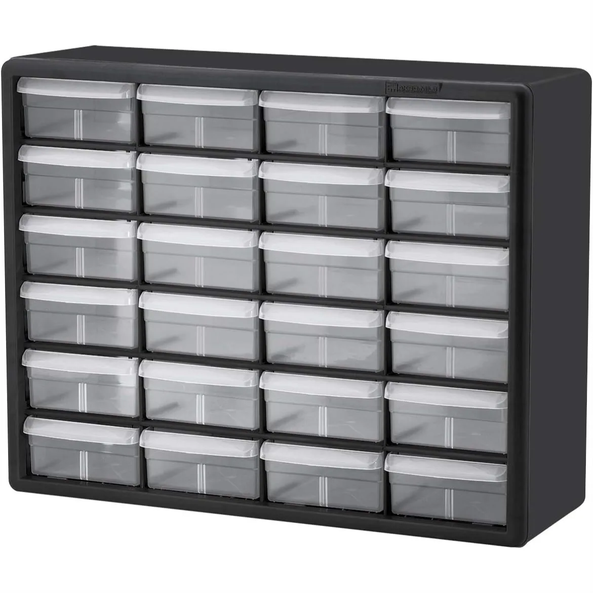 

24-Drawer Plastic Storage Cabinet for Garage Organization, Bead and Lego Storage, Teacher Toolbox, 20"W x 6"D x 16"H