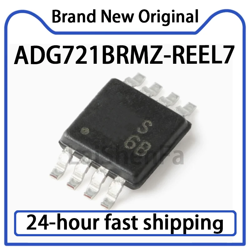 1PCS ADG721BRMZ-REEL7 SMT MSOP-8 Analog Switch/multiplexer Original Stock