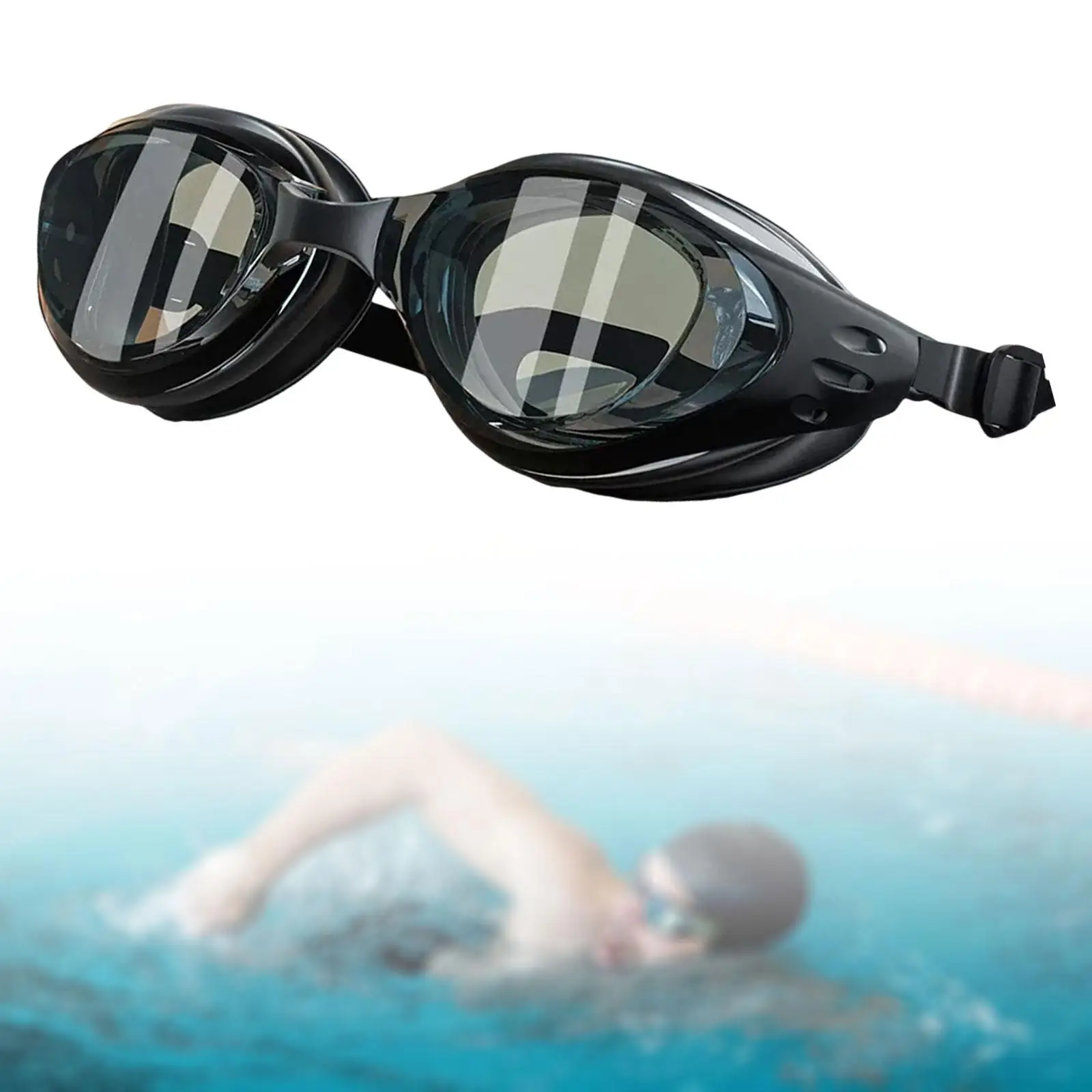 Gafas de natación Adultos Portátiles 200 ° Clear Vision para kayak en interiores mujer hombre