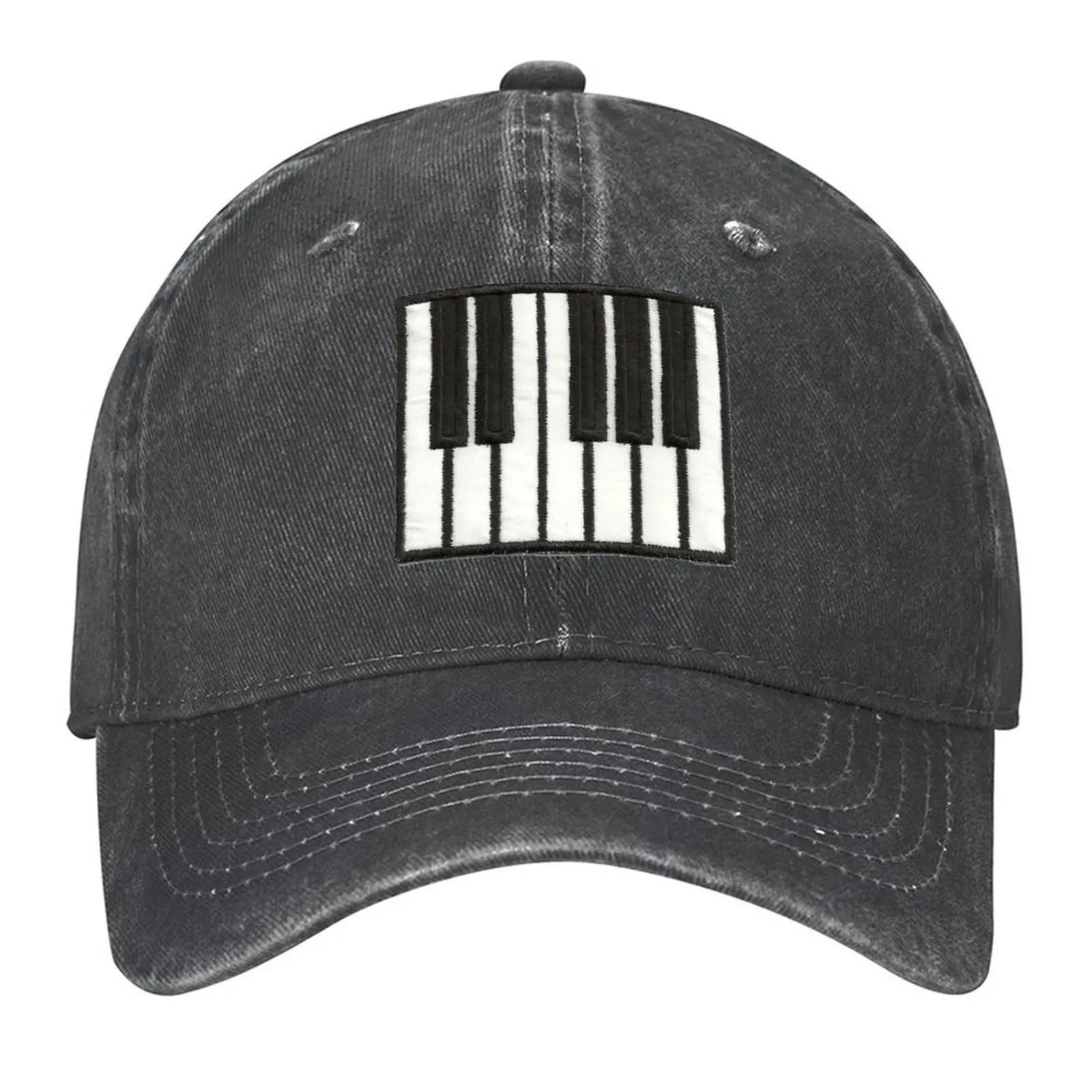 

Piano Sticker Baseball Cap Beach Beach Outing Custom Cap sailor cap for men Caps Male Women's